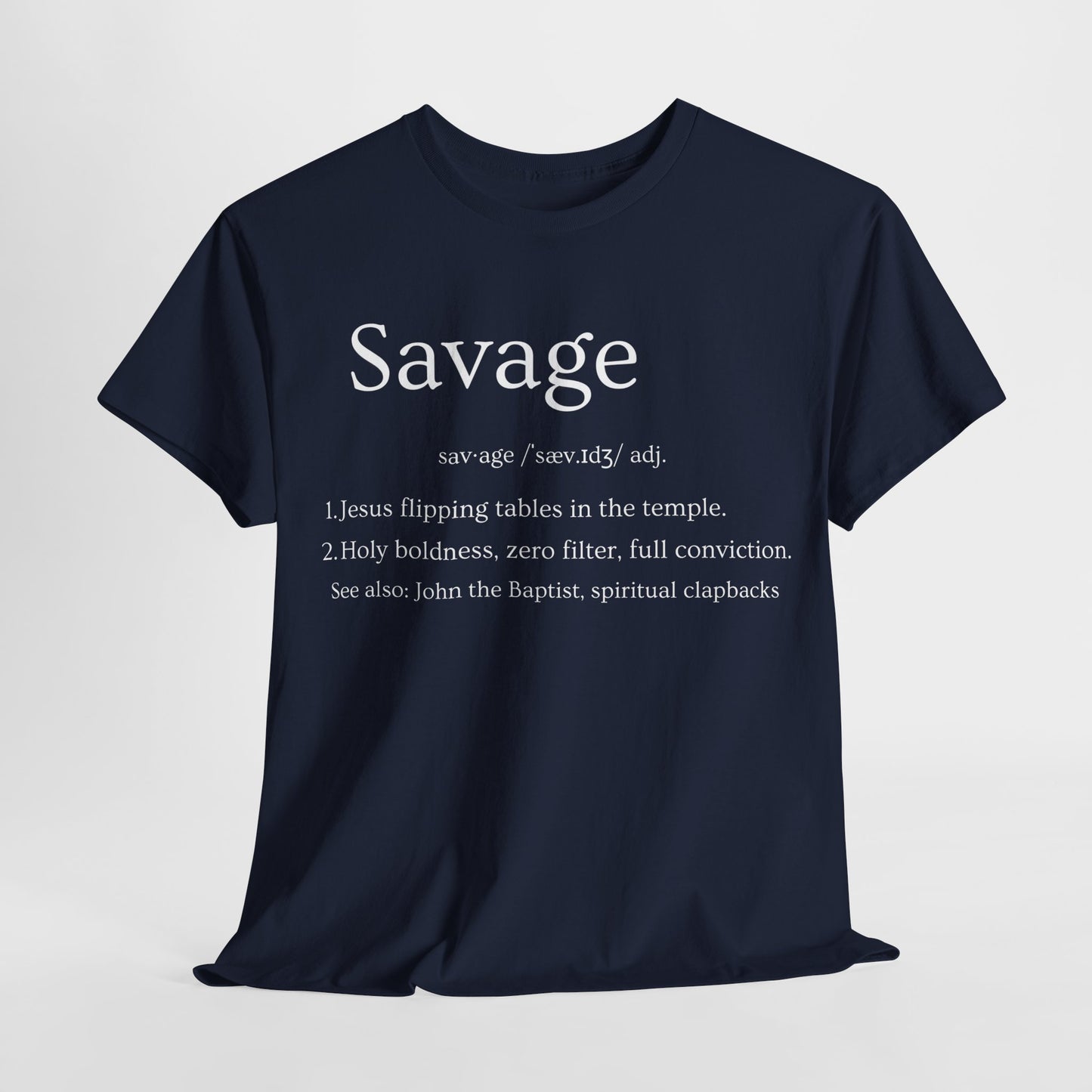 Savage & WE B.I.G. Unisex Tee - Inspirational Statement Shirt for Everyday Wear, Gift for Friends, Faith Apparel, Motivational Wear, [...]