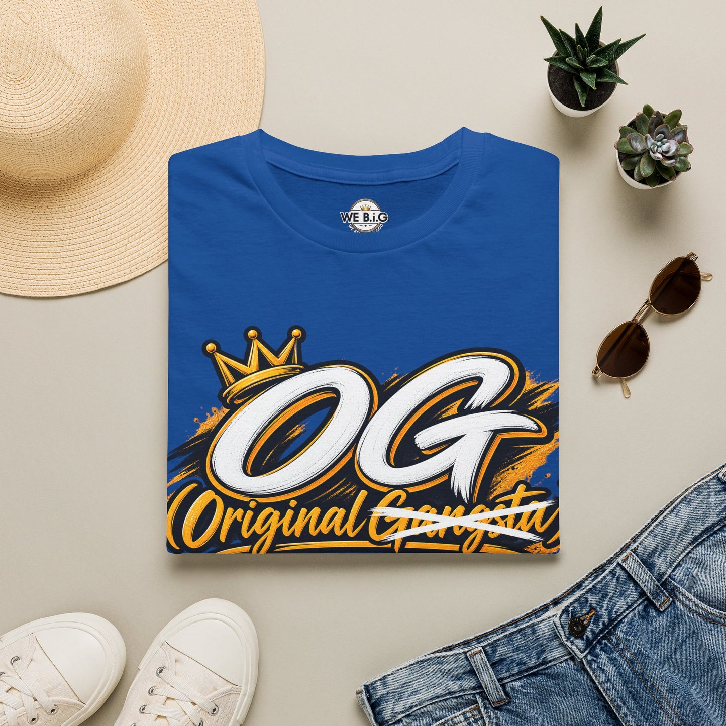 OG Original Gangsta T-Shirt — Crowned "Only God" Streetwear Tee