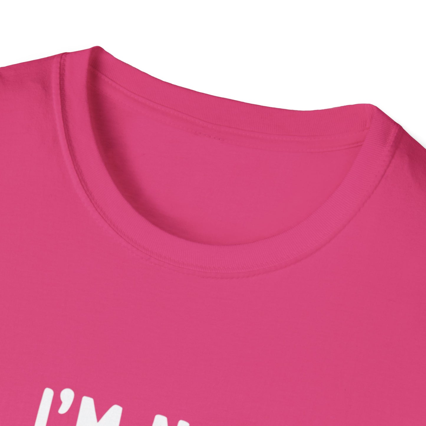 I'm Not judging I'm Just Observing Loudly (White Letters) Unisex Softstyle T-Shirt