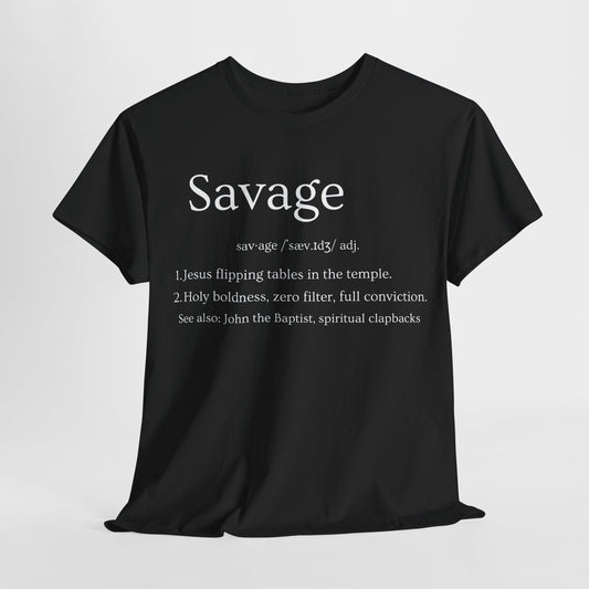 Savage & WE B.I.G. Unisex Tee - Inspirational Statement Shirt for Everyday Wear, Gift for Friends, Faith Apparel, Motivational Wear, [...]