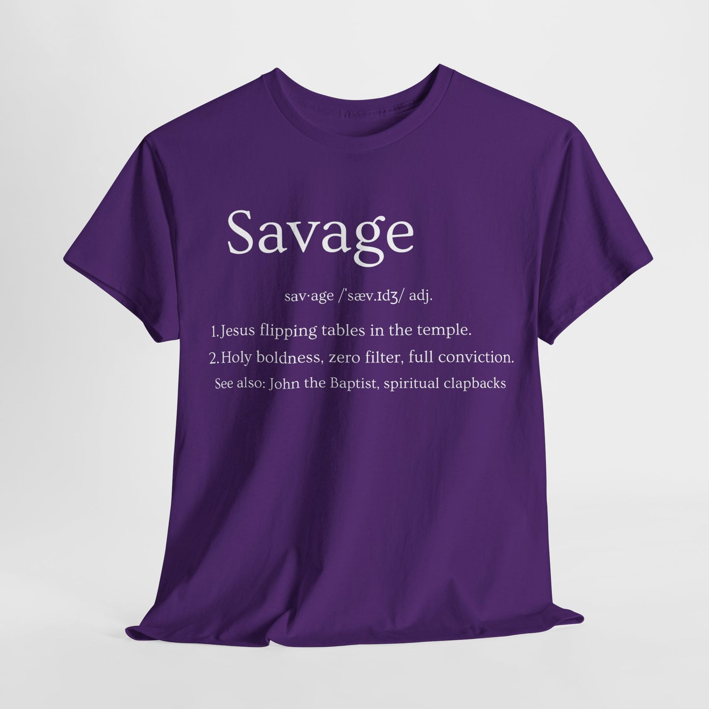 Savage & WE B.I.G. Unisex Tee - Inspirational Statement Shirt for Everyday Wear, Gift for Friends, Faith Apparel, Motivational Wear, [...]