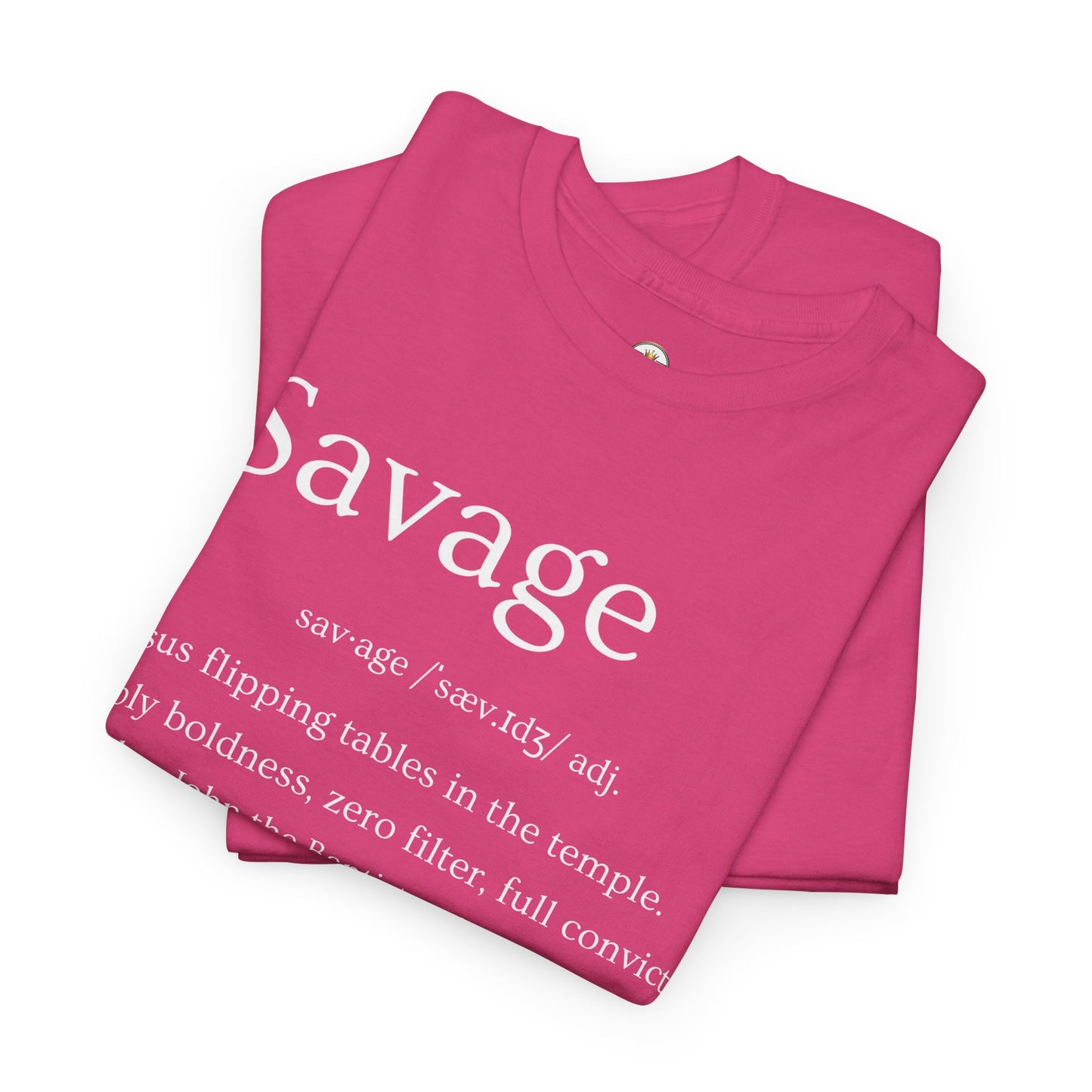 Savage & WE B.I.G. Unisex Tee - Inspirational Statement Shirt for Everyday Wear, Gift for Friends, Faith Apparel, Motivational Wear, [...]