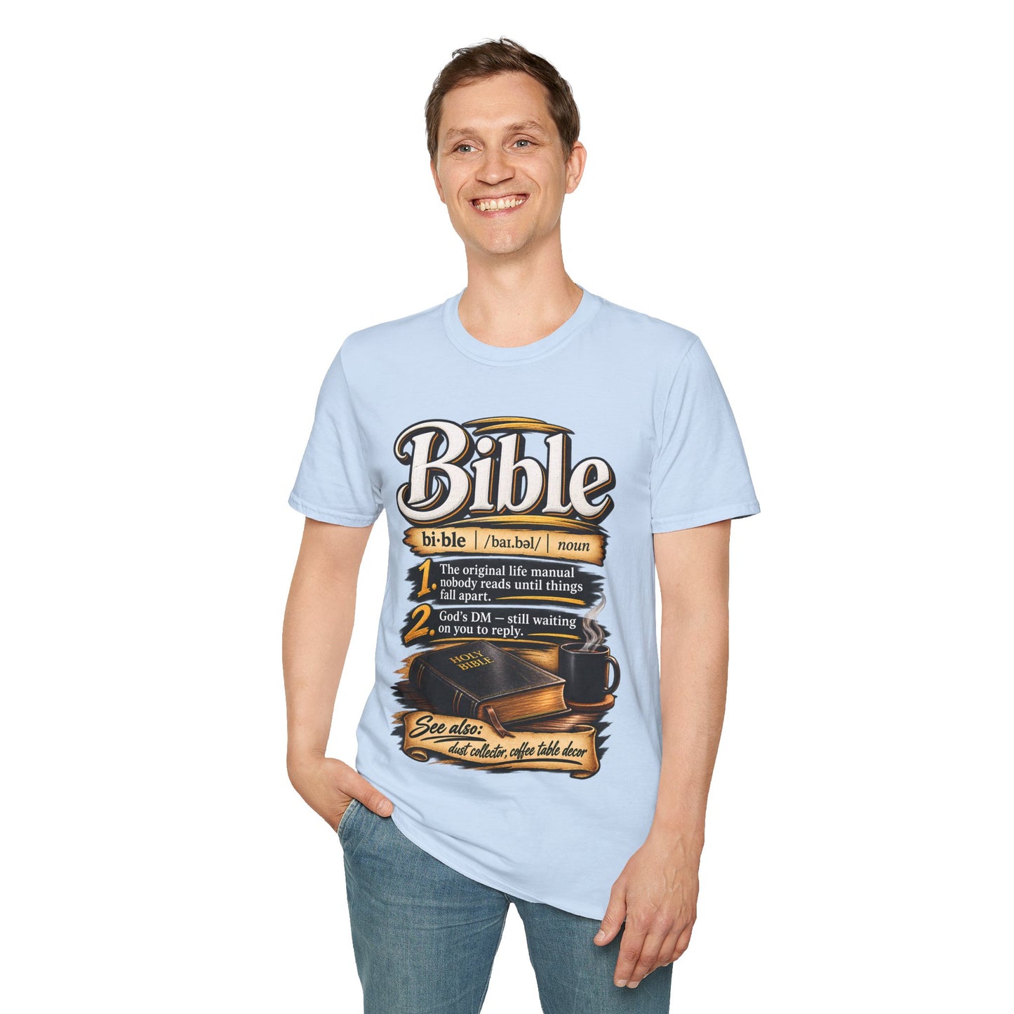 Bible Definition T-Shirt — "The Original Life Manual" Christian Faith Tee