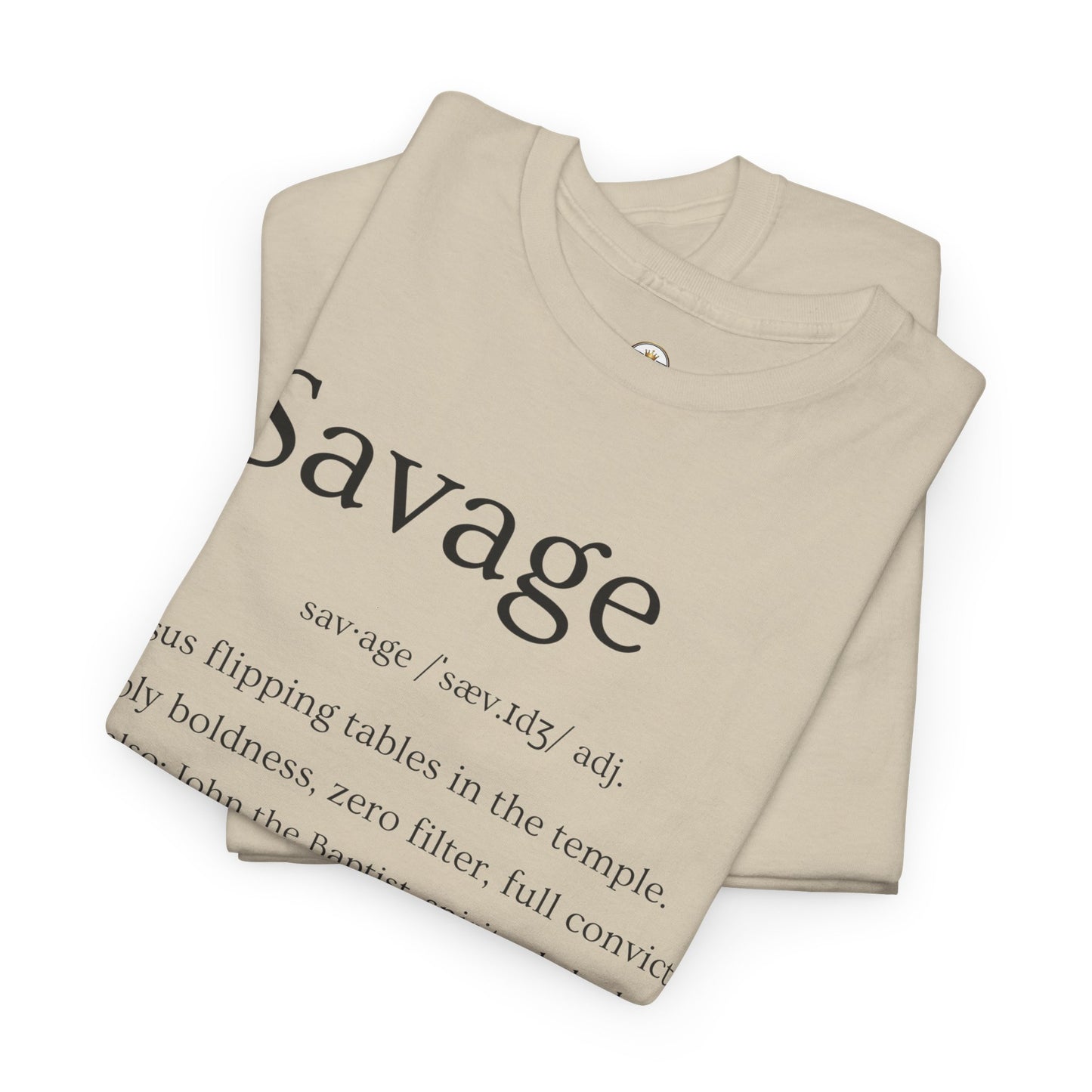 Savage & WE B.I.G. Unisex Tee - Inspirational Statement Shirt for Everyday Wear, Gift for Friends, Faith Apparel, Motivational Wear, [...]