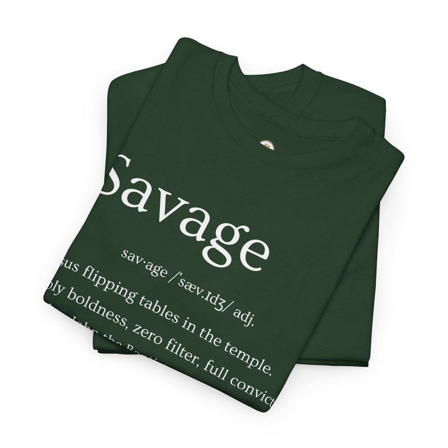 Savage & WE B.I.G. Unisex Tee - Inspirational Statement Shirt for Everyday Wear, Gift for Friends, Faith Apparel, Motivational Wear, [...]
