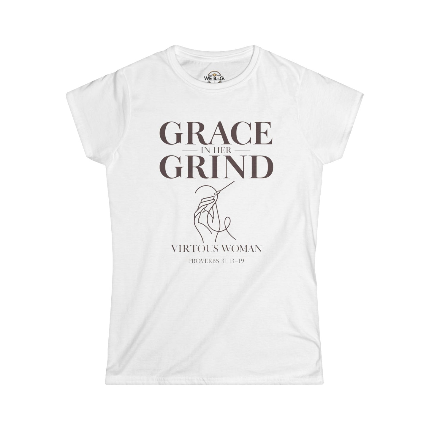 Grace Over Grind Women’s Tee — “Grace Over the Grind” Inspirational Christian Shirt