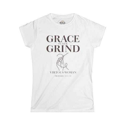 Grace Over Grind Women’s Tee — “Grace Over the Grind” Inspirational Christian Shirt
