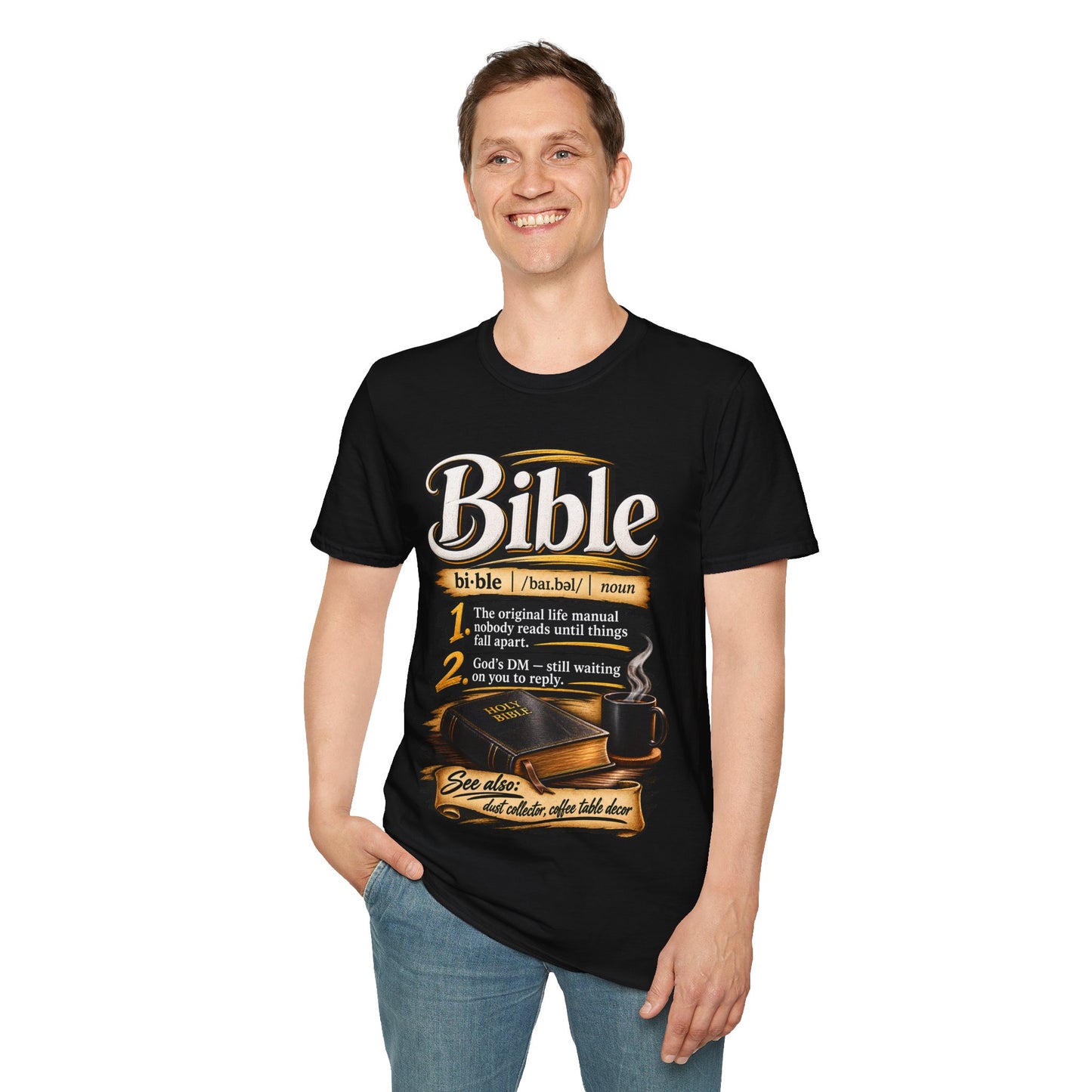 Bible Definition T-Shirt — "The Original Life Manual" Christian Faith Tee