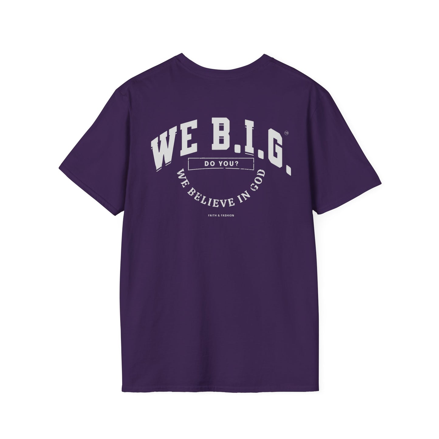 Mercy Definition—Inspirational Unisex T-Shirt - 'Mercy' & 'We B.I.G.' Quotes, Perfect for Faith, Motivation, and Casual Wear