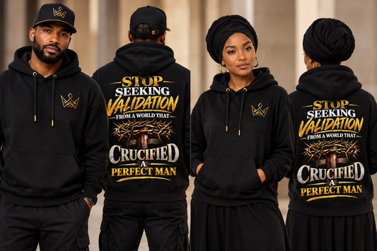 Crucified Man: Champion Hoodie