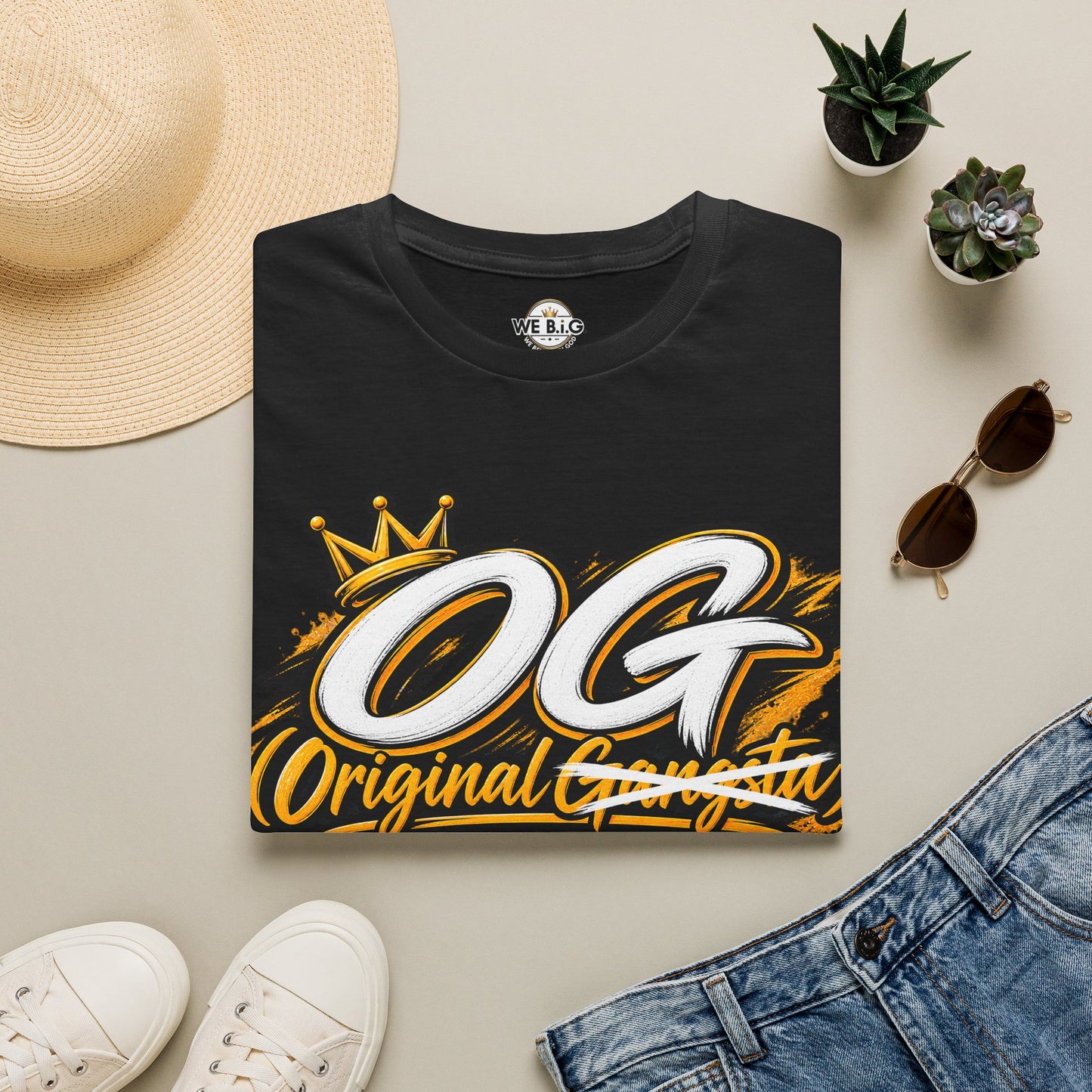 OG Original Gangsta T-Shirt — Crowned "Only God" Streetwear Tee