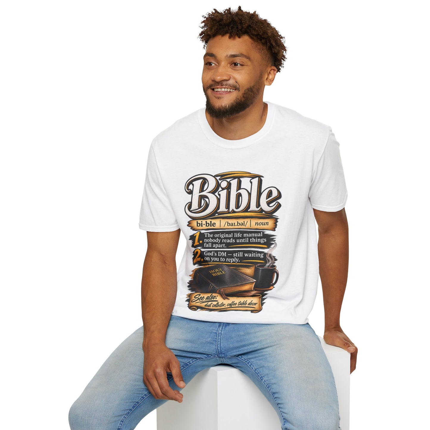 Bible Definition T-Shirt — "The Original Life Manual" Christian Faith Tee