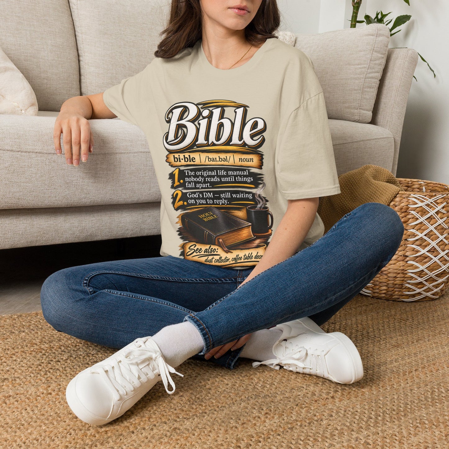 Bible Definition T-Shirt — "The Original Life Manual" Christian Faith Tee
