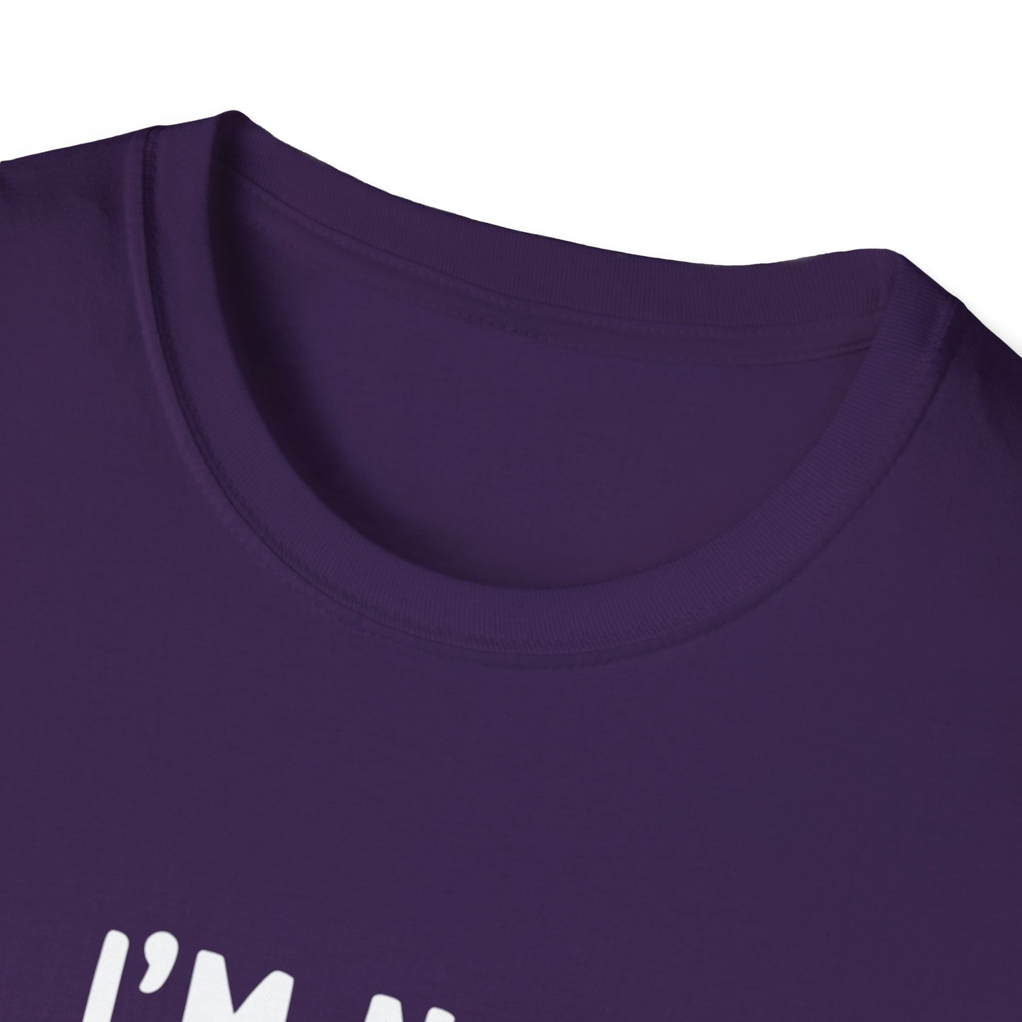 I'm Not judging I'm Just Observing Loudly (White Letters) Unisex Softstyle T-Shirt