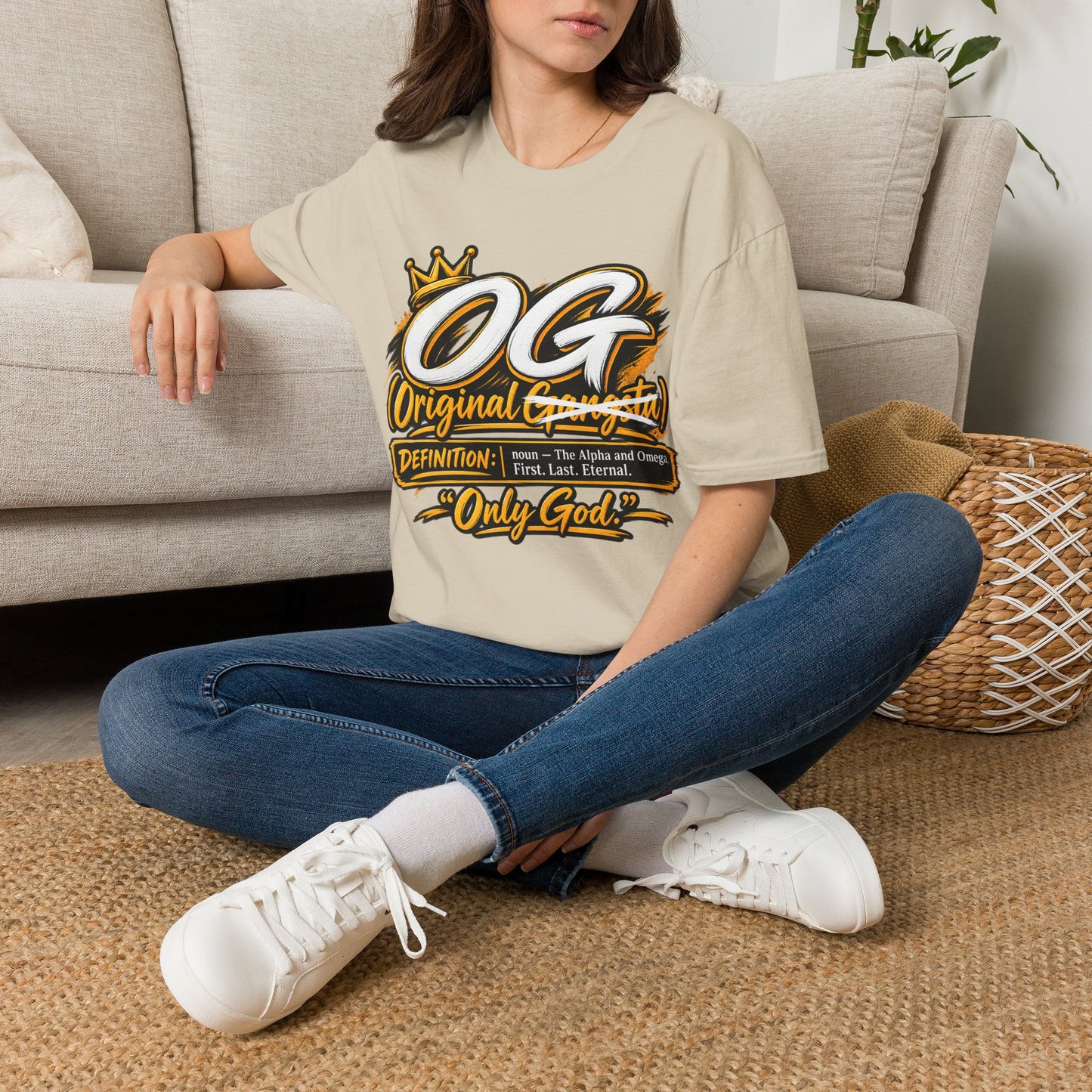 OG Original Gangsta T-Shirt — Crowned "Only God" Streetwear Tee