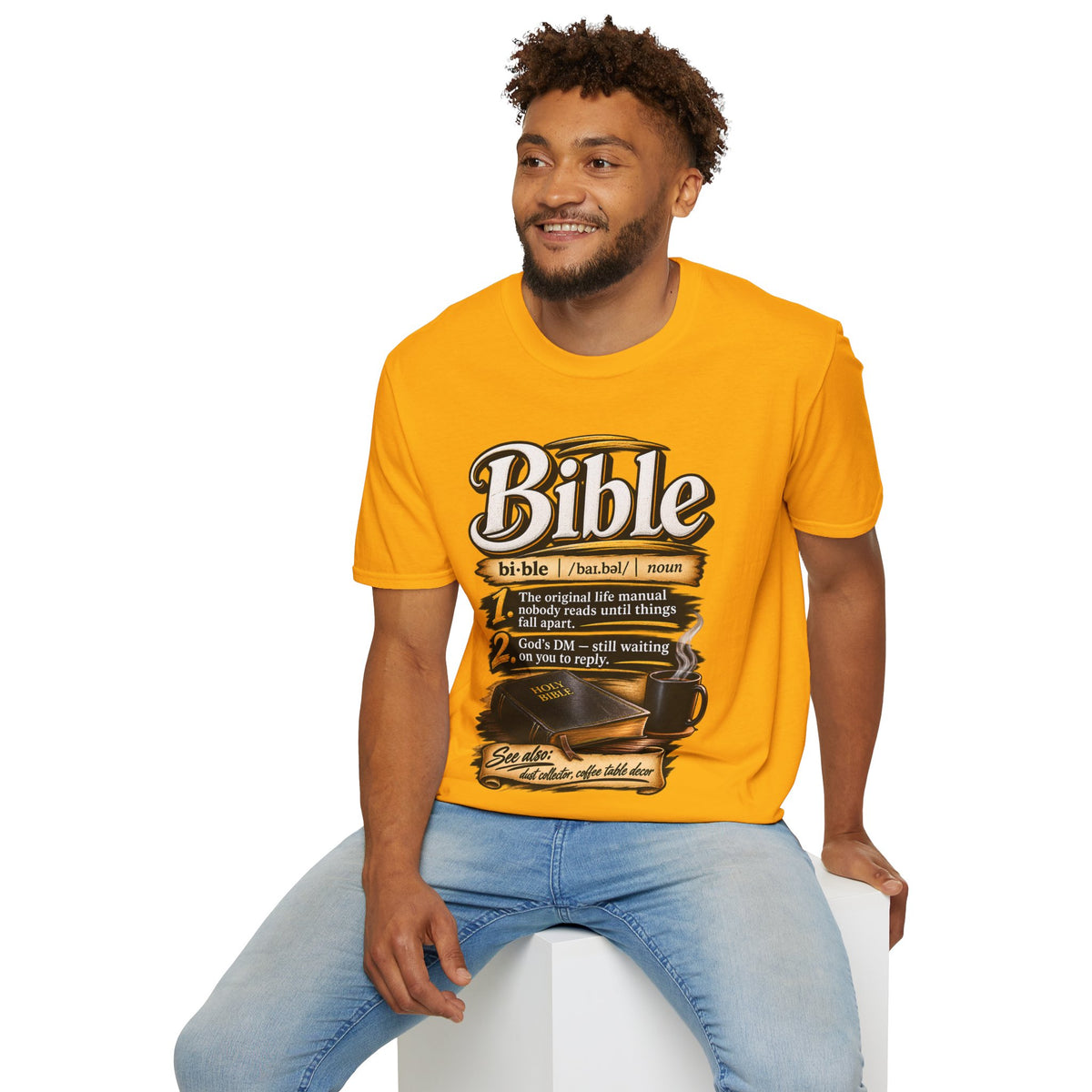 Bible Definition T-Shirt — "The Original Life Manual" Christian Faith Tee