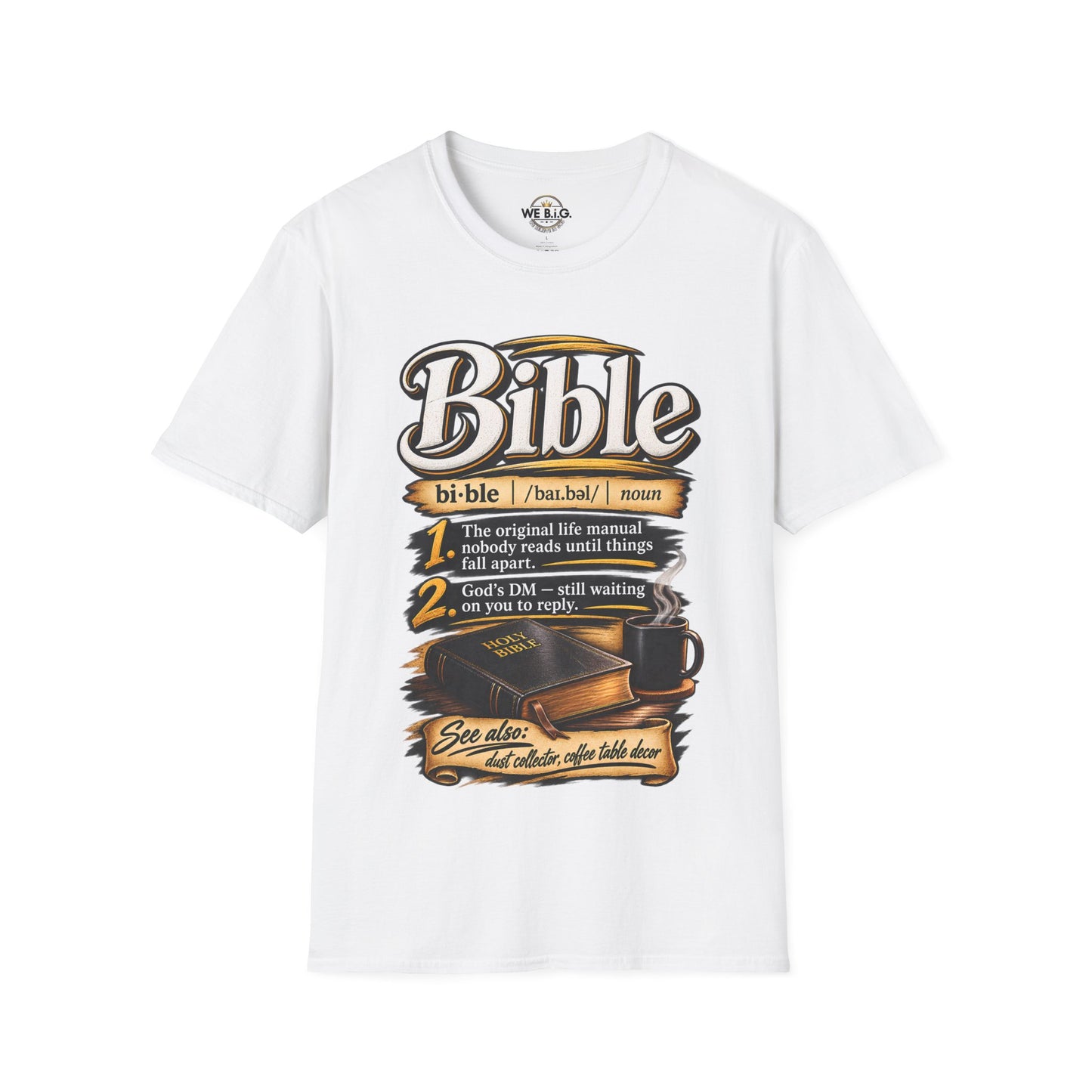Bible Definition T-Shirt — "The Original Life Manual" Christian Faith Tee