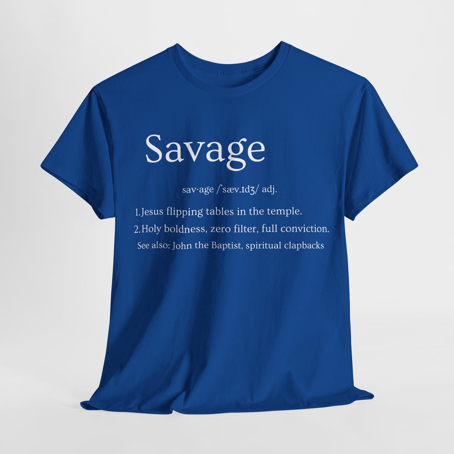 Savage & WE B.I.G. Unisex Tee - Inspirational Statement Shirt for Everyday Wear, Gift for Friends, Faith Apparel, Motivational Wear, [...]