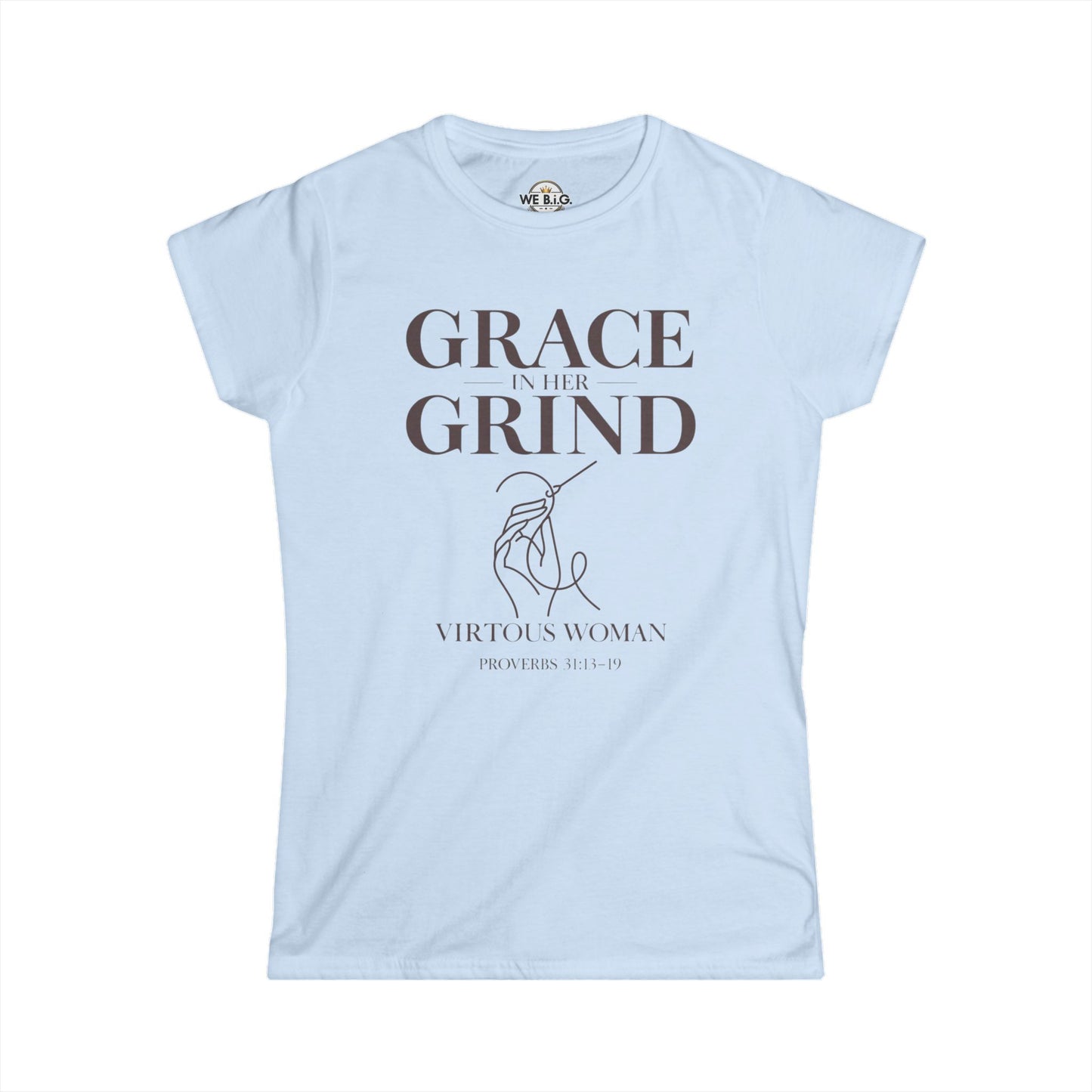Grace Over Grind Women’s Tee — “Grace Over the Grind” Inspirational Christian Shirt