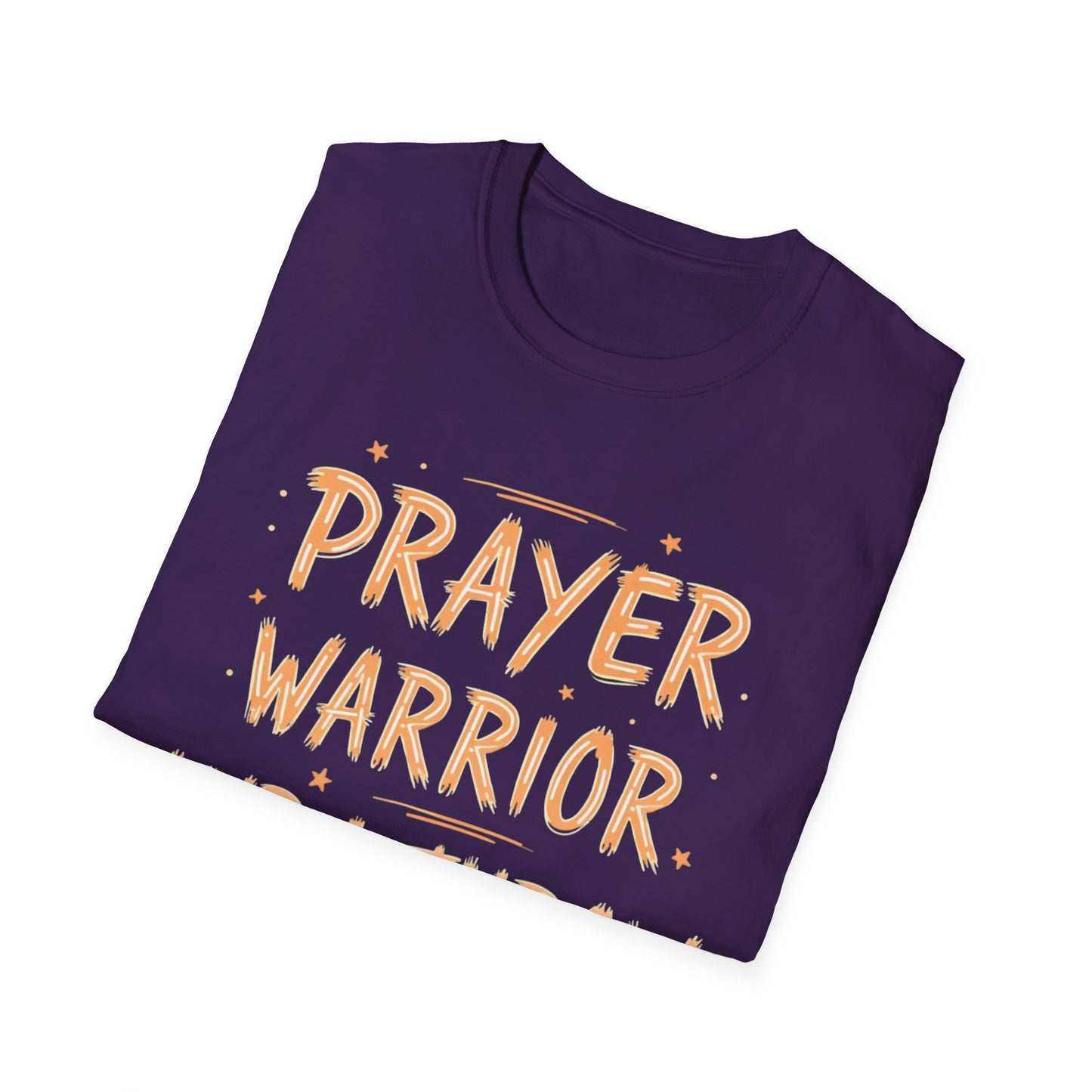 Prayer Warrior, And I Throw Hands (paint stroke style)