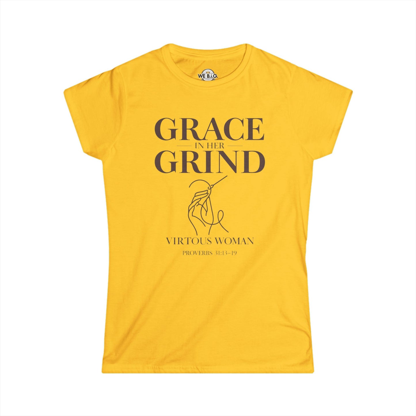 Grace Over Grind Women’s Tee — “Grace Over the Grind” Inspirational Christian Shirt
