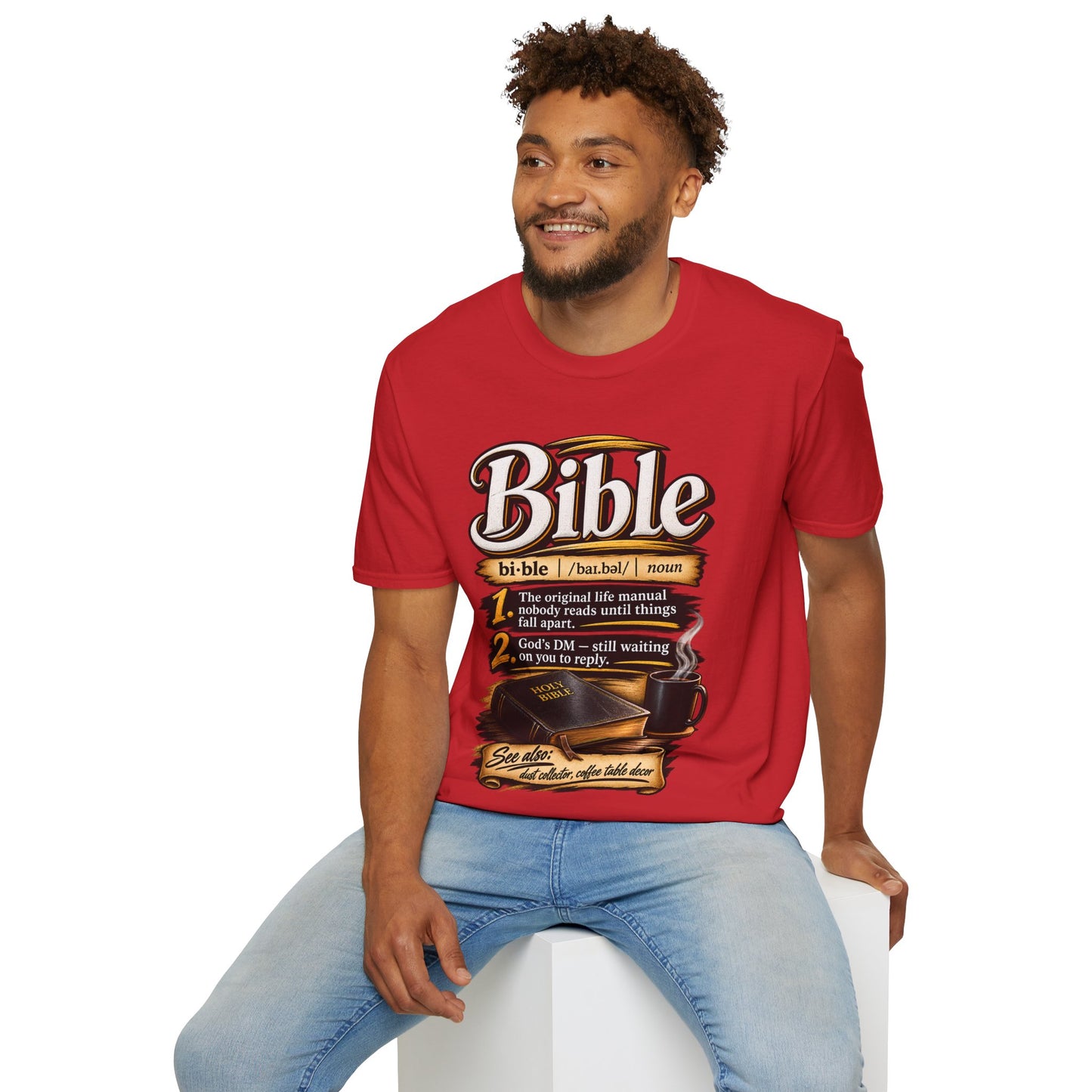 Bible Definition T-Shirt — "The Original Life Manual" Christian Faith Tee