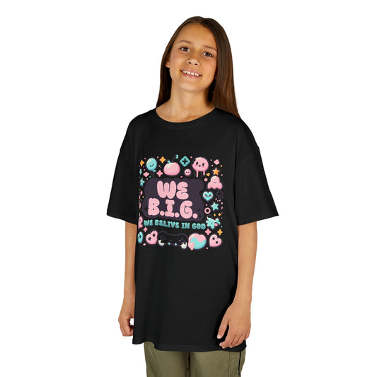 We B.i.G. Kids Graphic Tee - We B.I.G. Design, Fun Summer Outfits, Birthday Gift, Playful Apparel, Gaming Enthusiasts