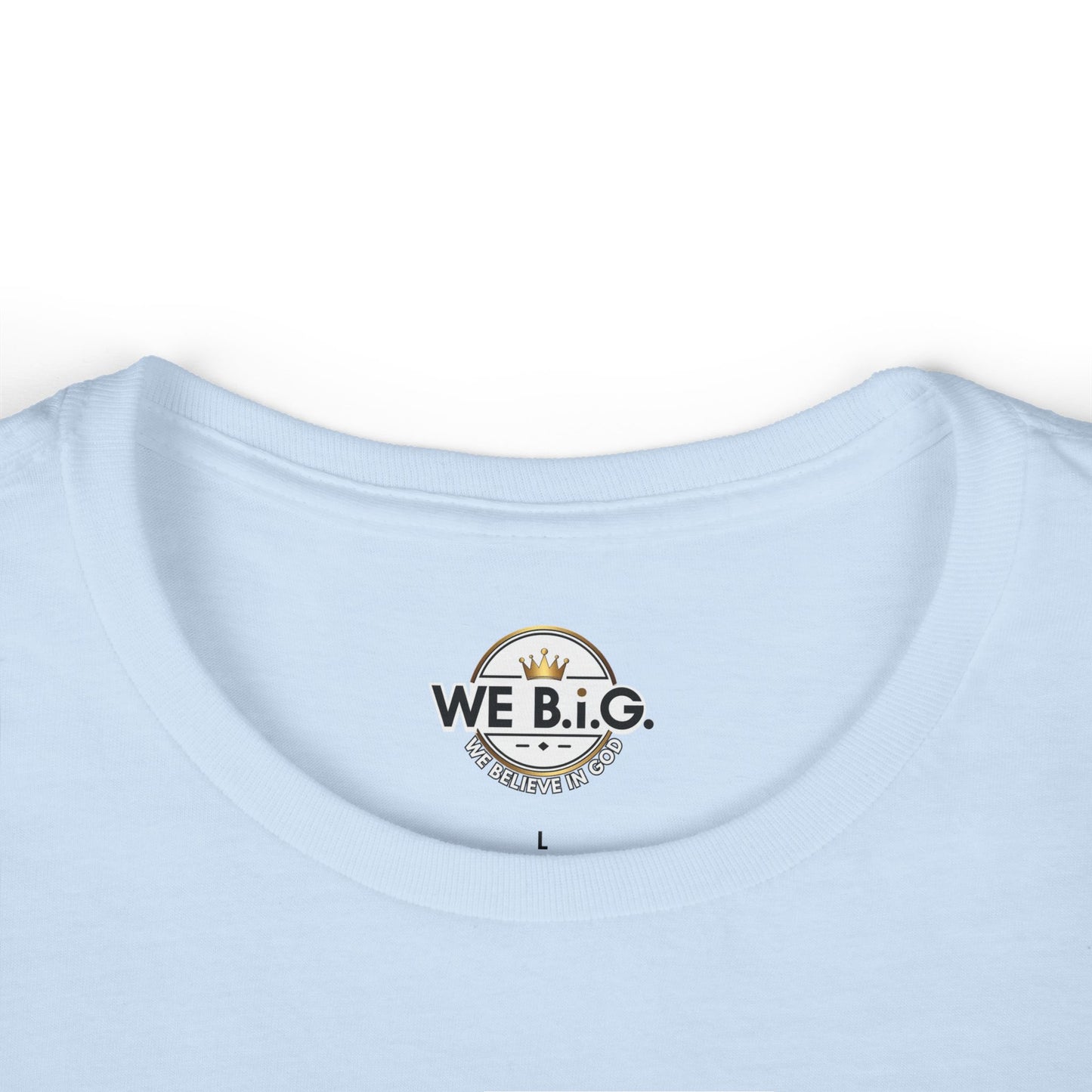 Heart Scripture Tee — "We Big" Inspirational Women's Christian T-Shirt