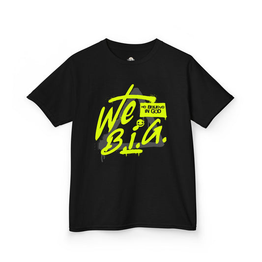 We Believe in God Inspirational T-Shirt—Kids Graphic Tee - Children’s Faith Apparel, Summer Gift, Cool Kids Shirt, Religious Youth Wear