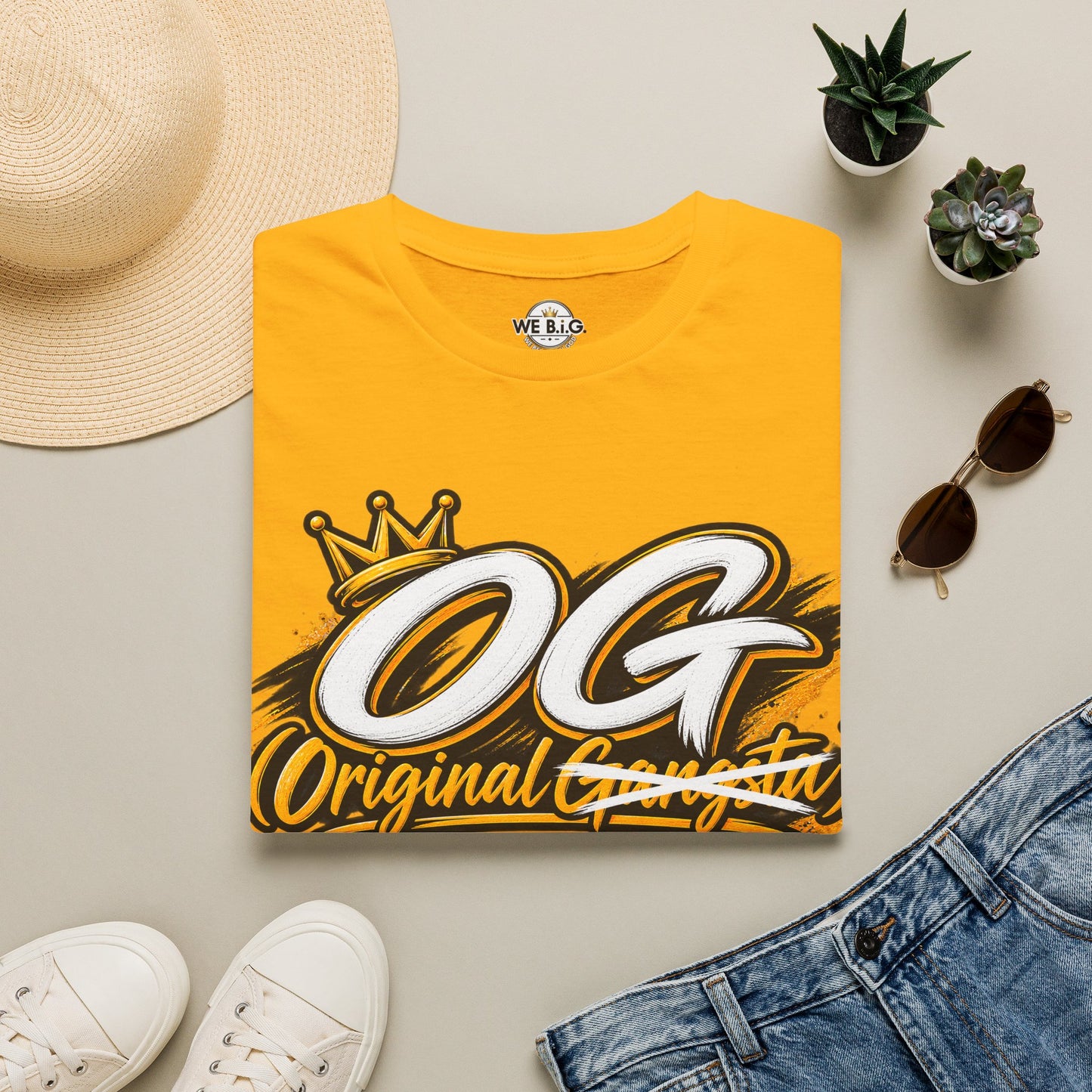 OG Original Gangsta T-Shirt — Crowned "Only God" Streetwear Tee