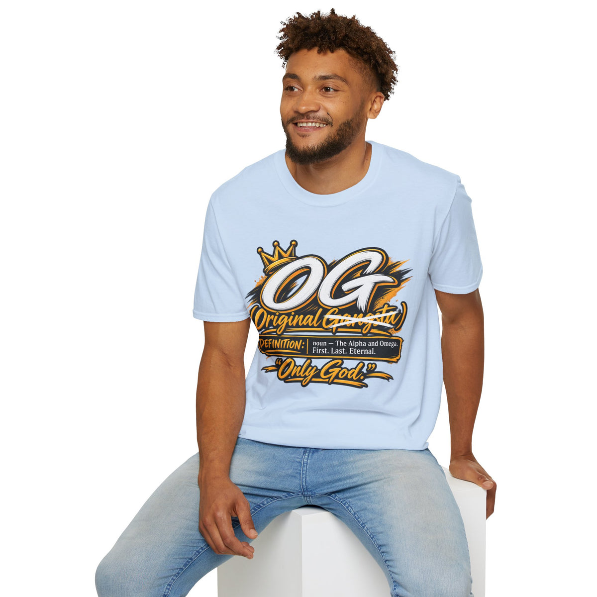 OG Original Gangsta T-Shirt — Crowned "Only God" Streetwear Tee