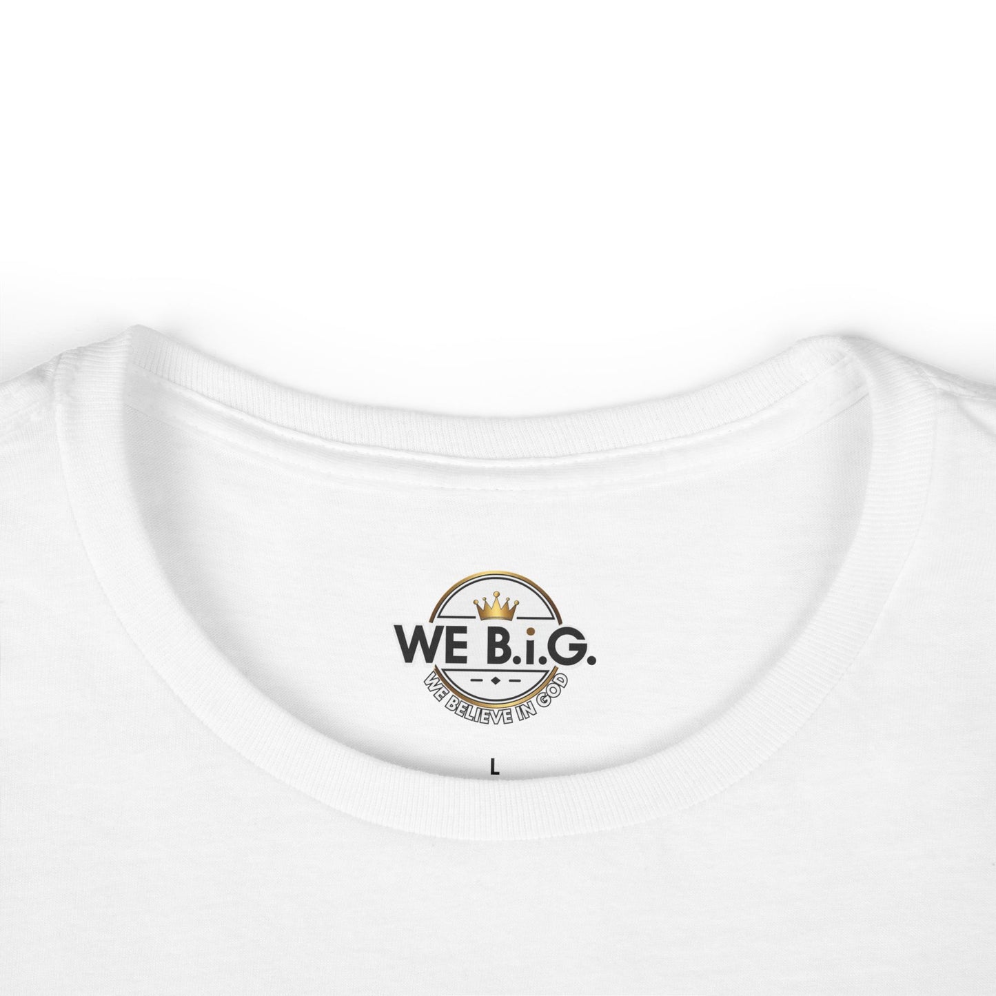 Heart Scripture Tee — "We Big" Inspirational Women's Christian T-Shirt