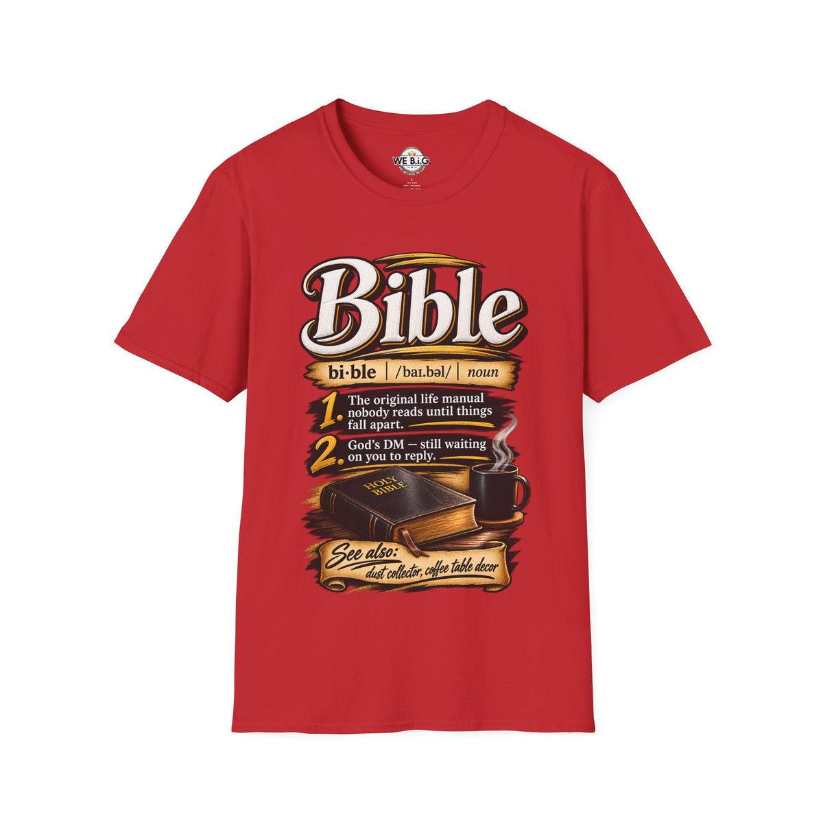 Bible Definition T-Shirt — "The Original Life Manual" Christian Faith Tee