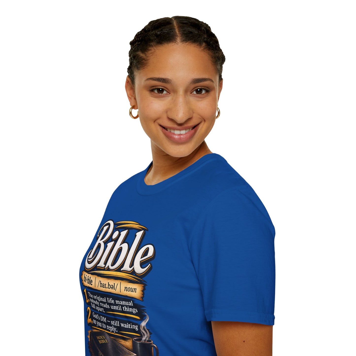 Bible Definition T-Shirt — "The Original Life Manual" Christian Faith Tee