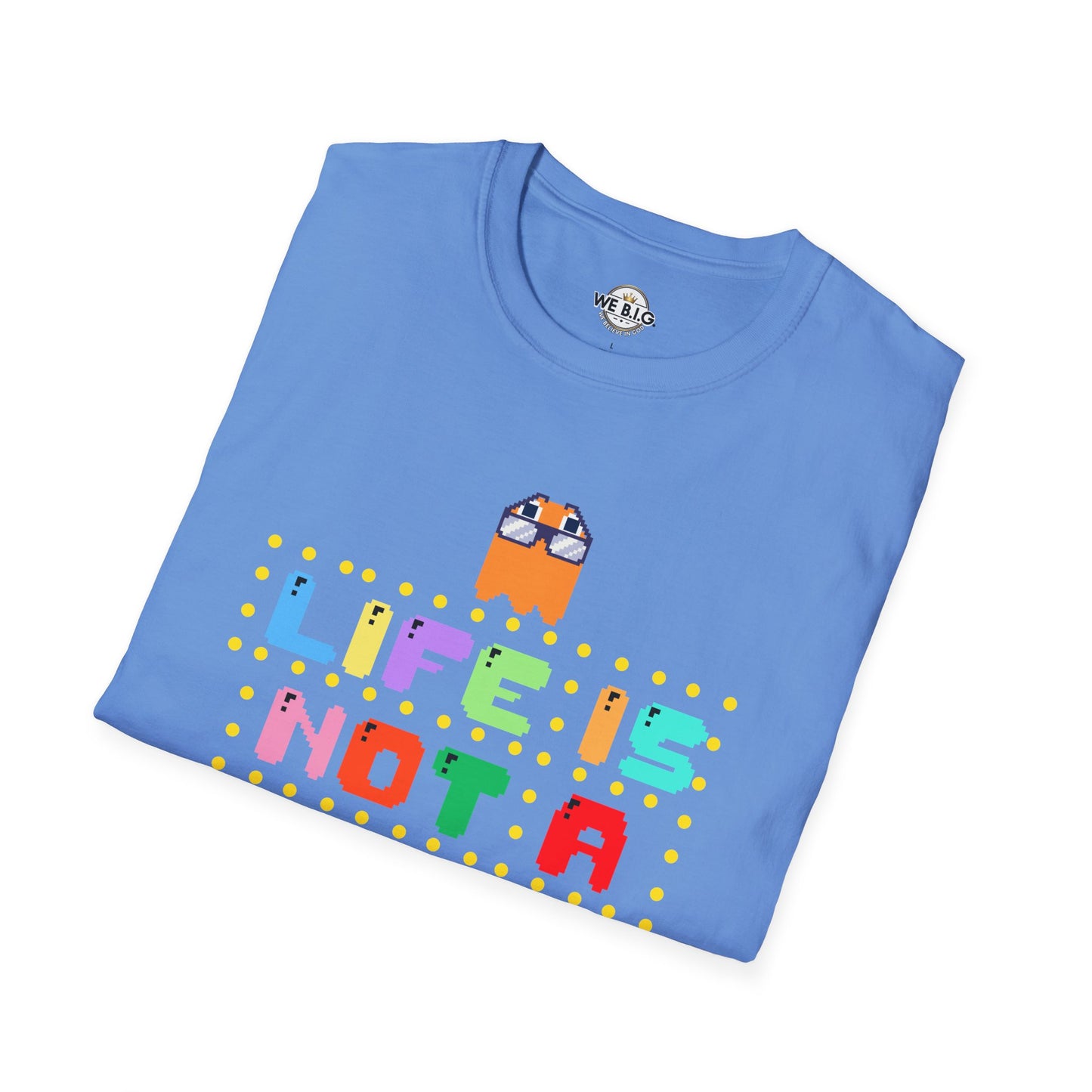 Retro Video Game Inspired T-Shirt - Life is Not a Game, Gamer Merchandise, Arcade Lover Gift, Fun Gift for Players, Unisex Tee