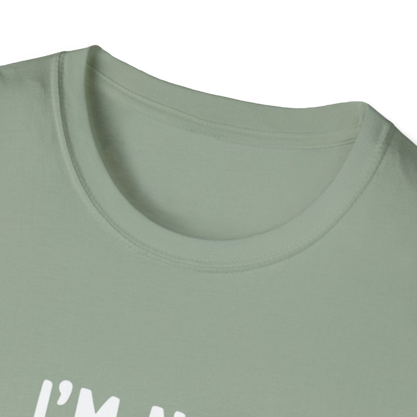 I'm Not judging I'm Just Observing Loudly (White Letters) Unisex Softstyle T-Shirt