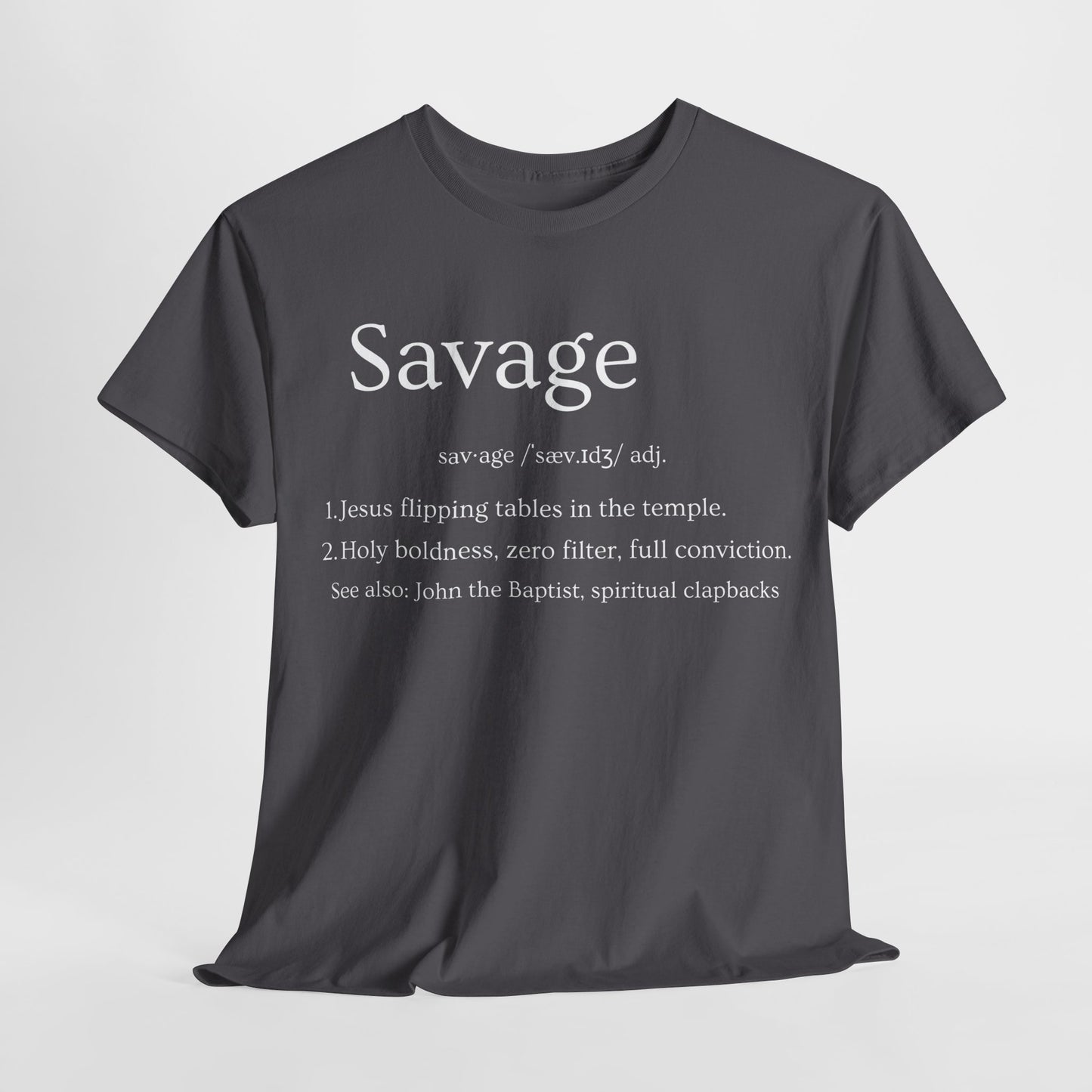 Savage & WE B.I.G. Unisex Tee - Inspirational Statement Shirt for Everyday Wear, Gift for Friends, Faith Apparel, Motivational Wear, [...]