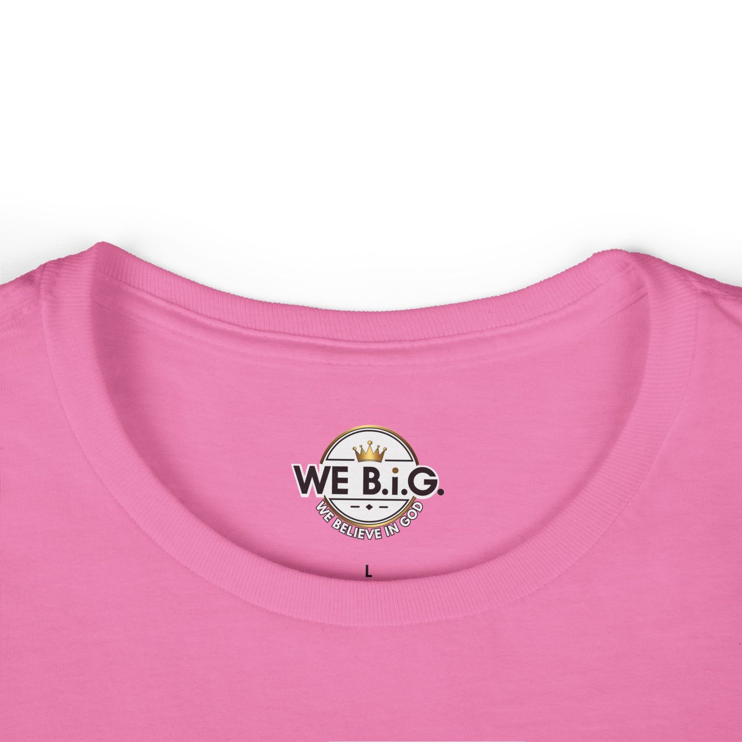 Heart Scripture Tee — "We Big" Inspirational Women's Christian T-Shirt