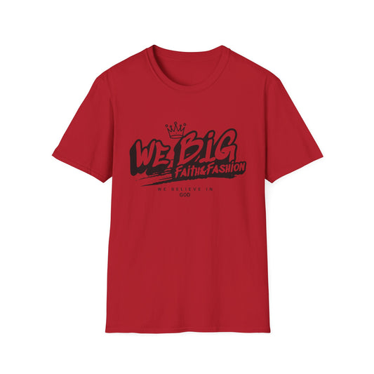 Faith-Inspired Unisex Softstyle T-Shirt | We Big Graphic Tee, Casual Faithwear, Christian Apparel, Gift for Believers, Everyday Comfort