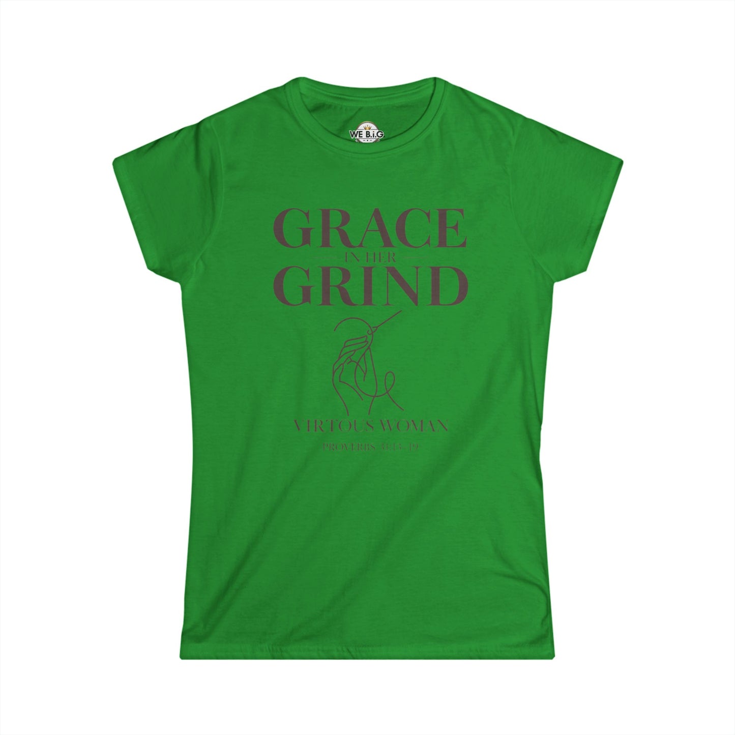 Grace Over Grind Women’s Tee — “Grace Over the Grind” Inspirational Christian Shirt