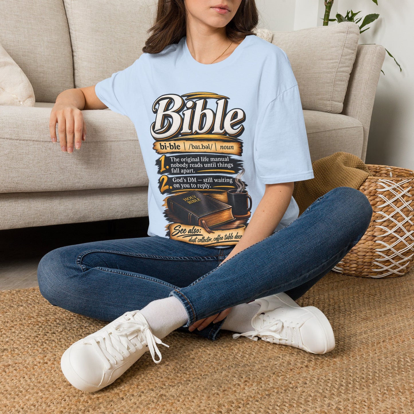 Bible Definition T-Shirt — "The Original Life Manual" Christian Faith Tee