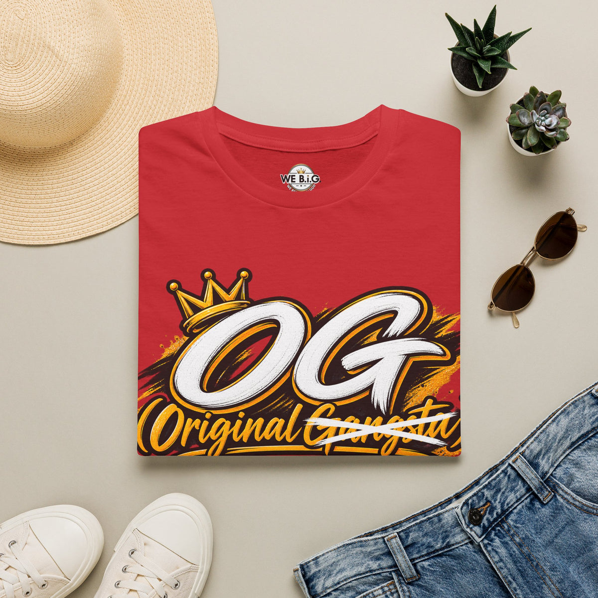 OG Original Gangsta T-Shirt — Crowned "Only God" Streetwear Tee