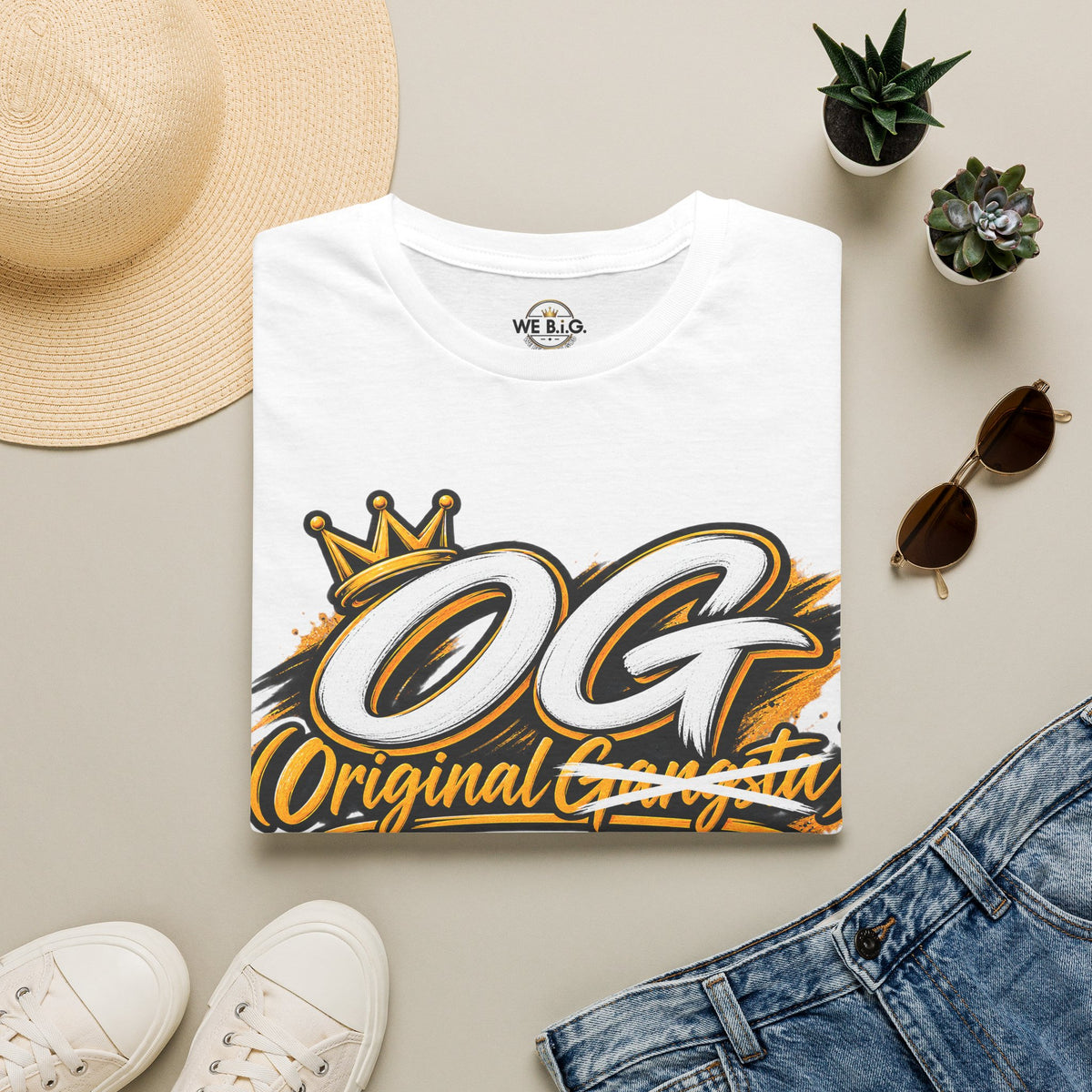 OG Original Gangsta T-Shirt — Crowned "Only God" Streetwear Tee