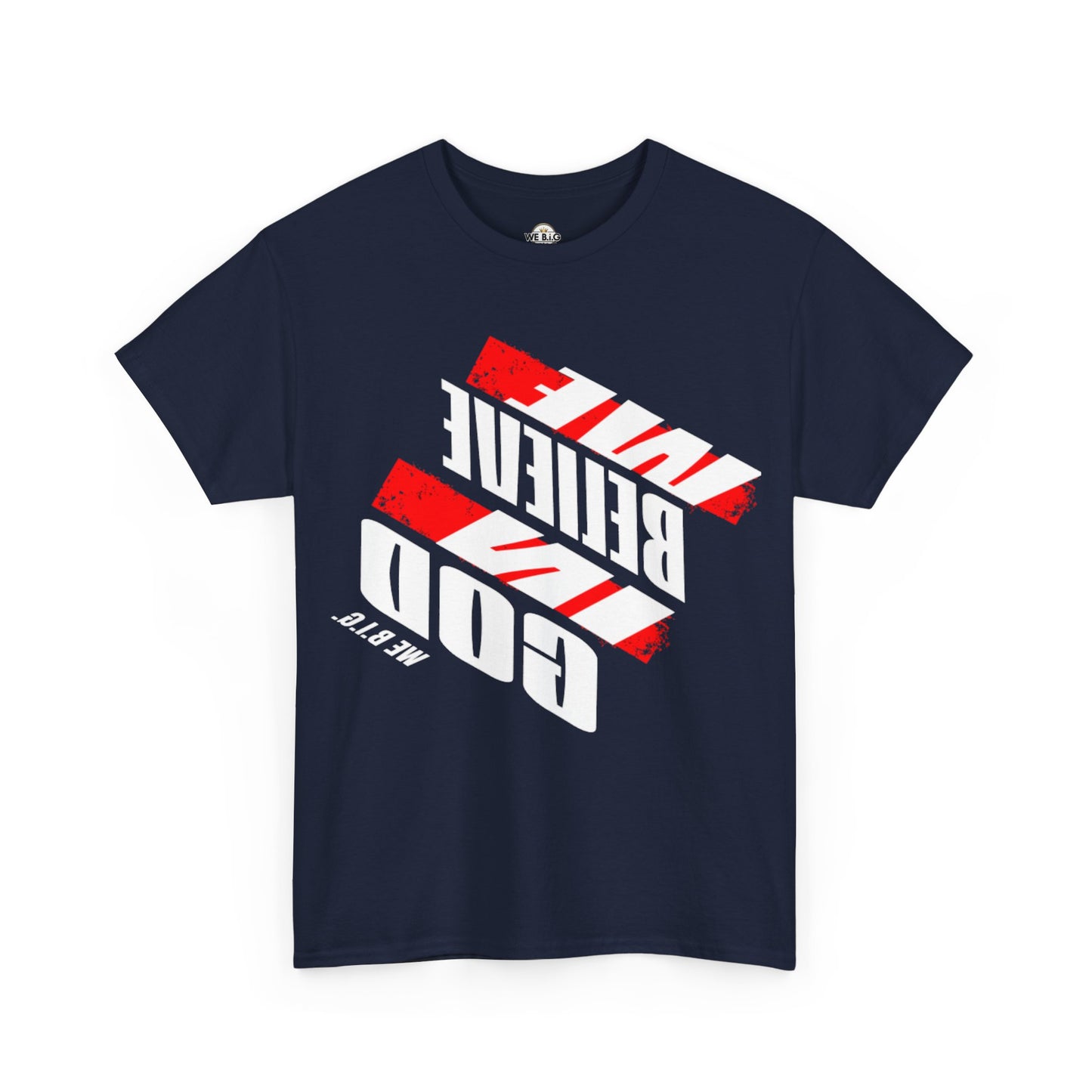 We B.i.G. Mirror Steps - Bold Statement T-Shirt for Everyday Casual Wear, Gift for Friends, Unique Fashion, Inspirational Design