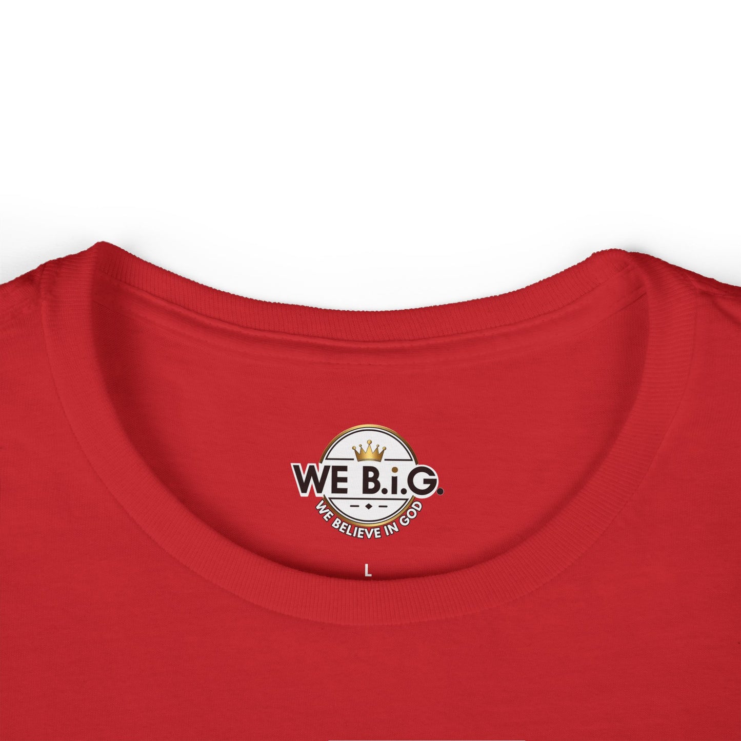 Heart Scripture Tee — "We Big" Inspirational Women's Christian T-Shirt